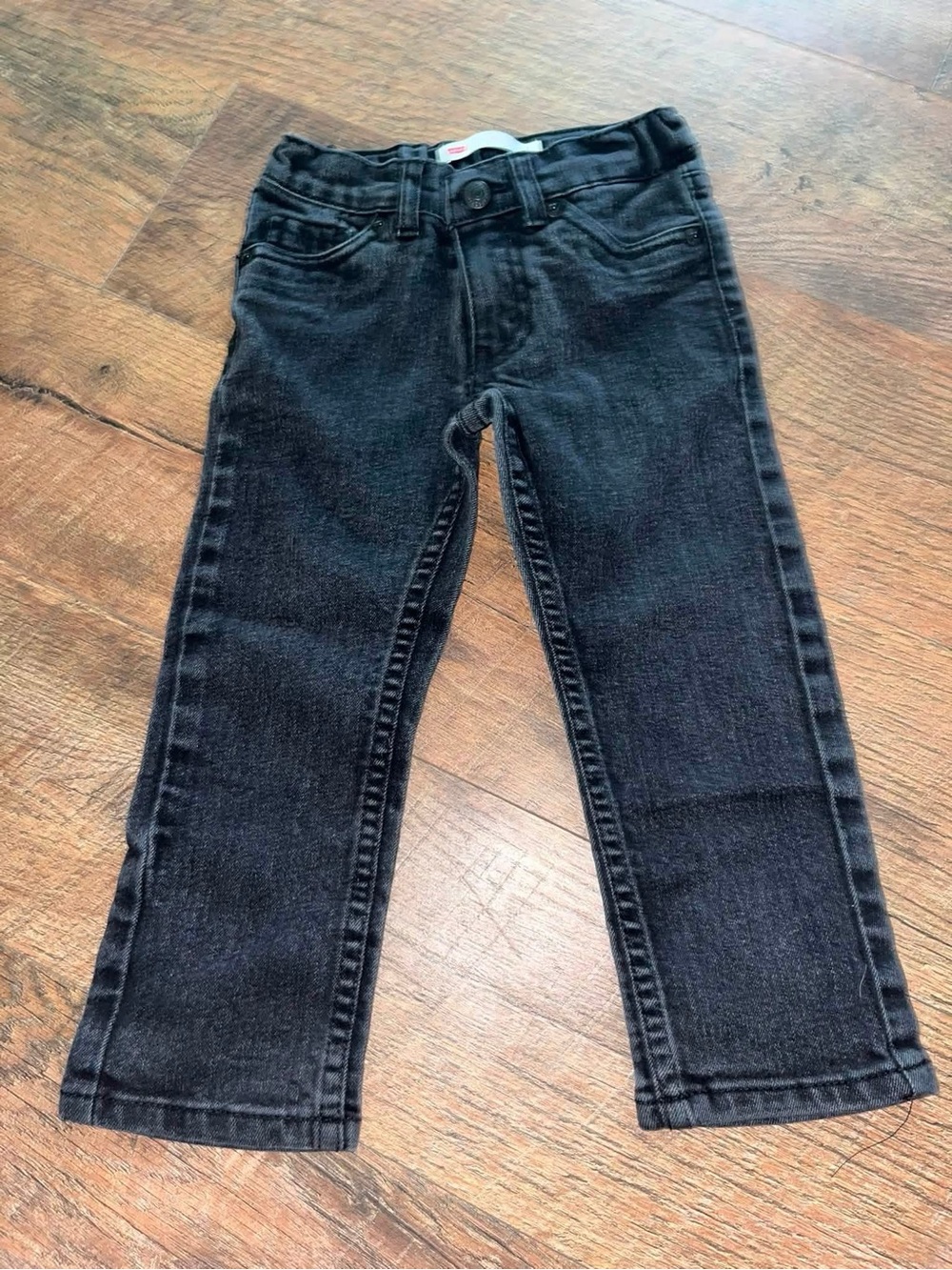 Levi's Kids Black Denim Jeans - Slim Straight